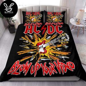 AC DC Blow Up Your Video Album Cover Bedding Set