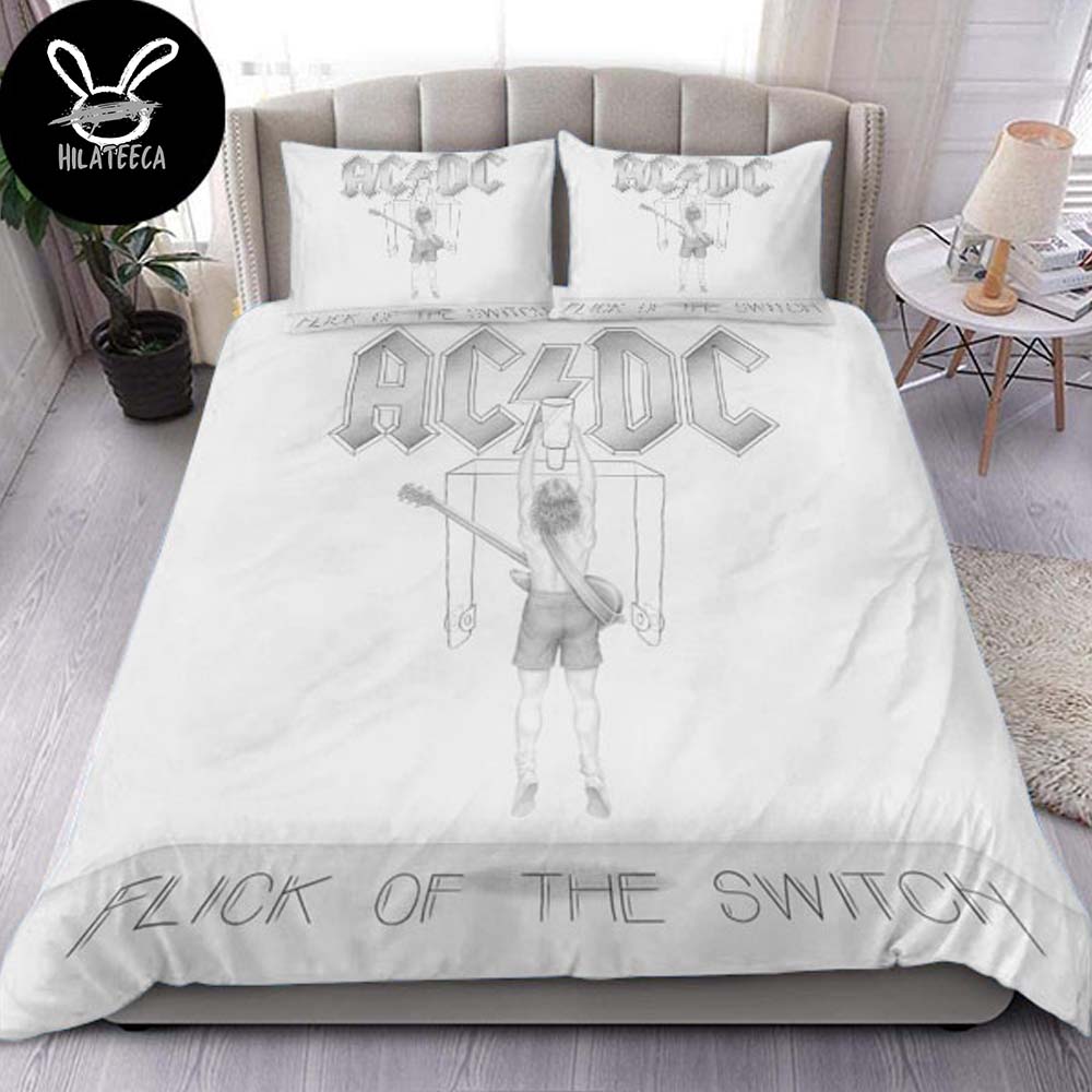AC DC Flick Of The Switch Album Cover Bedding Set AC DC Flick Of The Switch Album Cover Bedding Set