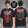 AC DC Merch Angus Electric PWR UP Tour Two Sided Unisex T-Shirt AC DC Merch Angus Electric PWR UP Tour Two Sided Unisex T-Shirt