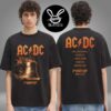 AC DC Merch Angus Electric PWR UP Tour Two Sided Unisex T-Shirt AC DC Merch Angus Electric PWR UP Tour Two Sided Unisex T-Shirt