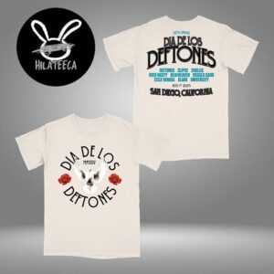 Deftones Merch Dove Line Up Two Sided Unisex T-Shirt
