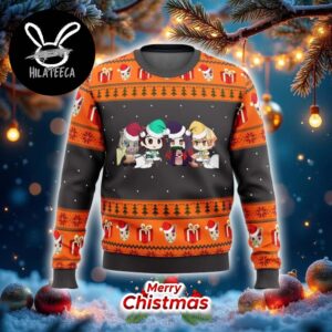 Demon Slayer Chibi Best Gifts For Fans Anime Christmas Ugly Sweater