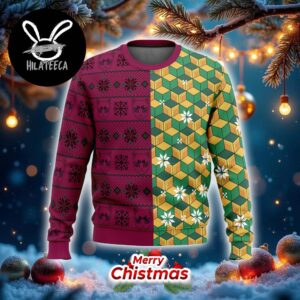 Demon Slayer Giyu Tomioka Kimetsu Yaiba Best Gifts For Fans Anime Christmas Ugly Sweater