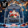 Demon Slayer Tanjiro With Christmas Hat Best Gifts For Fans Anime Christmas Ugly Sweater Demon Slayer Tanjiro With Christmas Hat Best Gifts For Fans Anime Christmas Ugly Sweater
