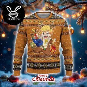 Demon Slayer Zennitsu Chibi Surprise Best Gifts For Fans Anime Christmas Ugly Sweater
