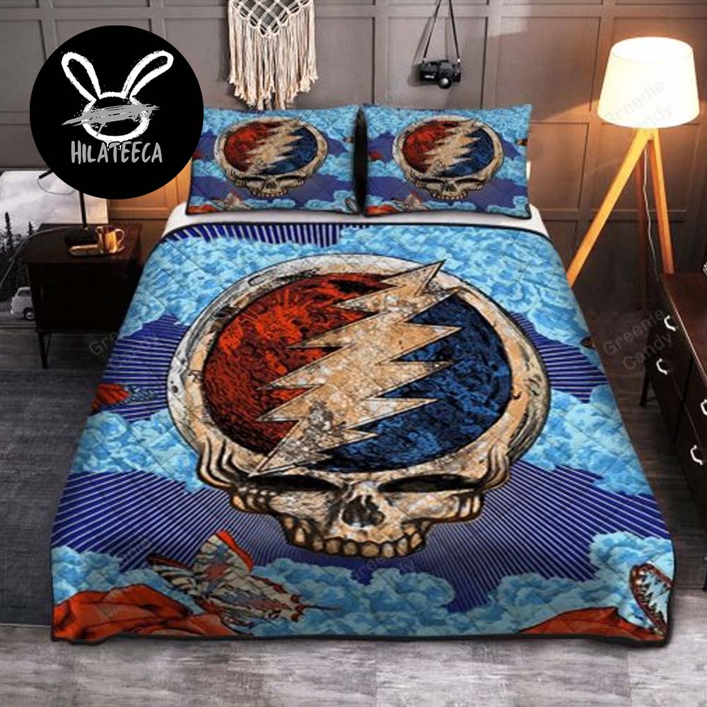 Grateful Dead Blue Bedding Set Grateful Dead Blue Bedding Set