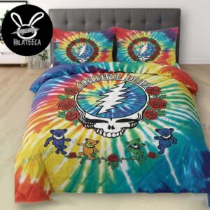 Grateful Dead Tie Dye Bedding Set