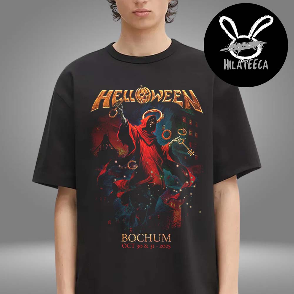 Helloween Merch Pop Up Store Bochum On October 30 31 2025 Unisex T-Shirt