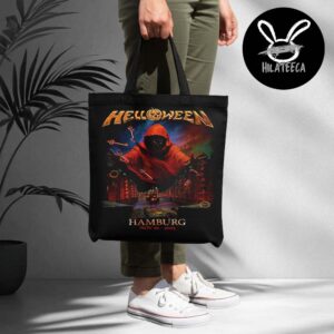 Helloween Merch Pop Up Store Hamburg On November 1 2025 Canvas Leather Tote Bag