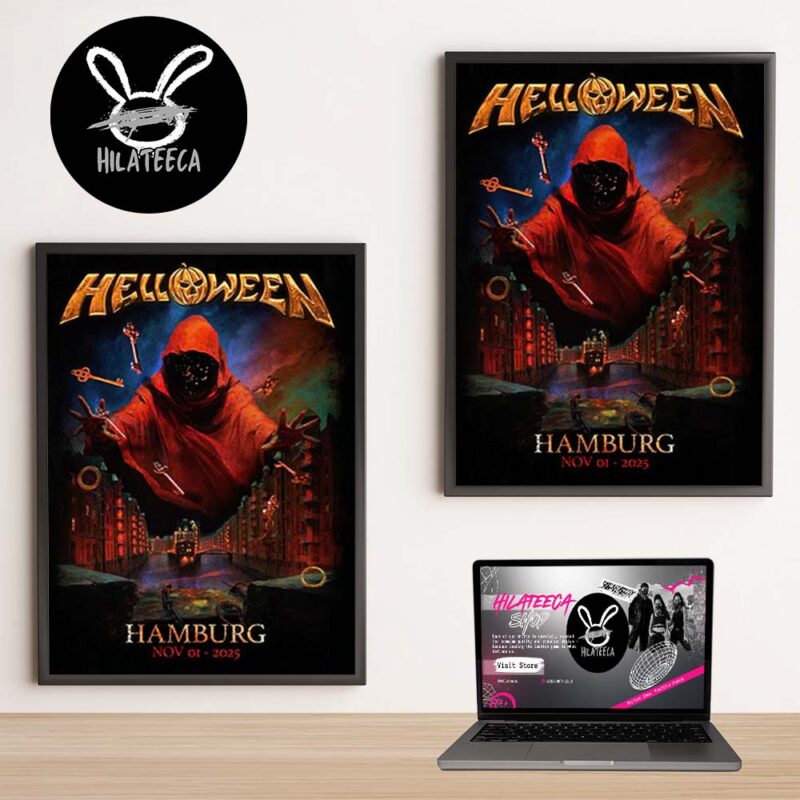 Helloween Merch Pop Up Store Hamburg On November 1 2025 Home Decor Poster Canvas