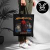 Helloween Merch Pop Up Store Stuttgart On November 24 2025 Canvas Leather Tote Bag