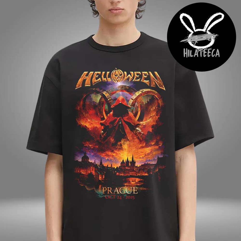 Helloween Merch Pop Up Store Prague On October 24 2025 Unisex T-Shirt