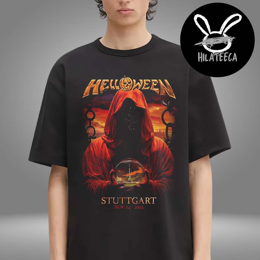Helloween Merch Pop Up Store Stuttgart On November 24 2025 Unisex T-Shirt