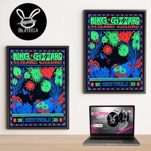 King Gizzard And The Lizard Wizard At Sasazu In Prague CZ On November 11 2025 Home Decor Poster Canvas