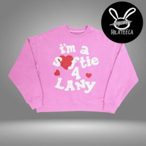 Lanny Merch LA Pop Up Shop On November 16 2025 Im A Softie 4 Lany Pink SweatShirt