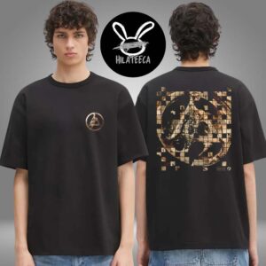 Linkin Park Merch FZ Tile Glitch Graphite Black T-Shirt