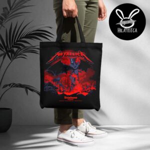 Metallica M72 Brisbane Pop Up Shop At Suncorp Stadium In Brisbone Australia On November 12 2025 Canvas Leather Tote Bag