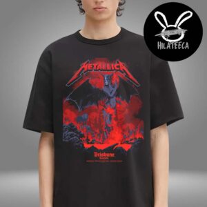 Metallica M72 Brisbane Pop Up Shop At Suncorp Stadium In Brisbone Australia On November 12 2025 Unisex T-Shirt