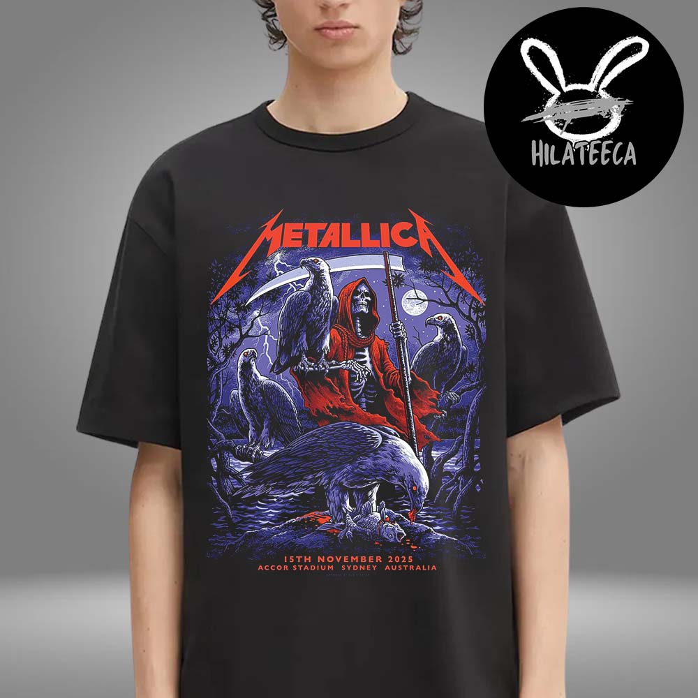 Metallica M72 Sydney At Accor Stadium In Sydney AU On November 15 2025 Unisex T-Shirt Metallica M72 Sydney At Accor Stadium In Sydney AU On November 15 2025 Unisex T-Shirt