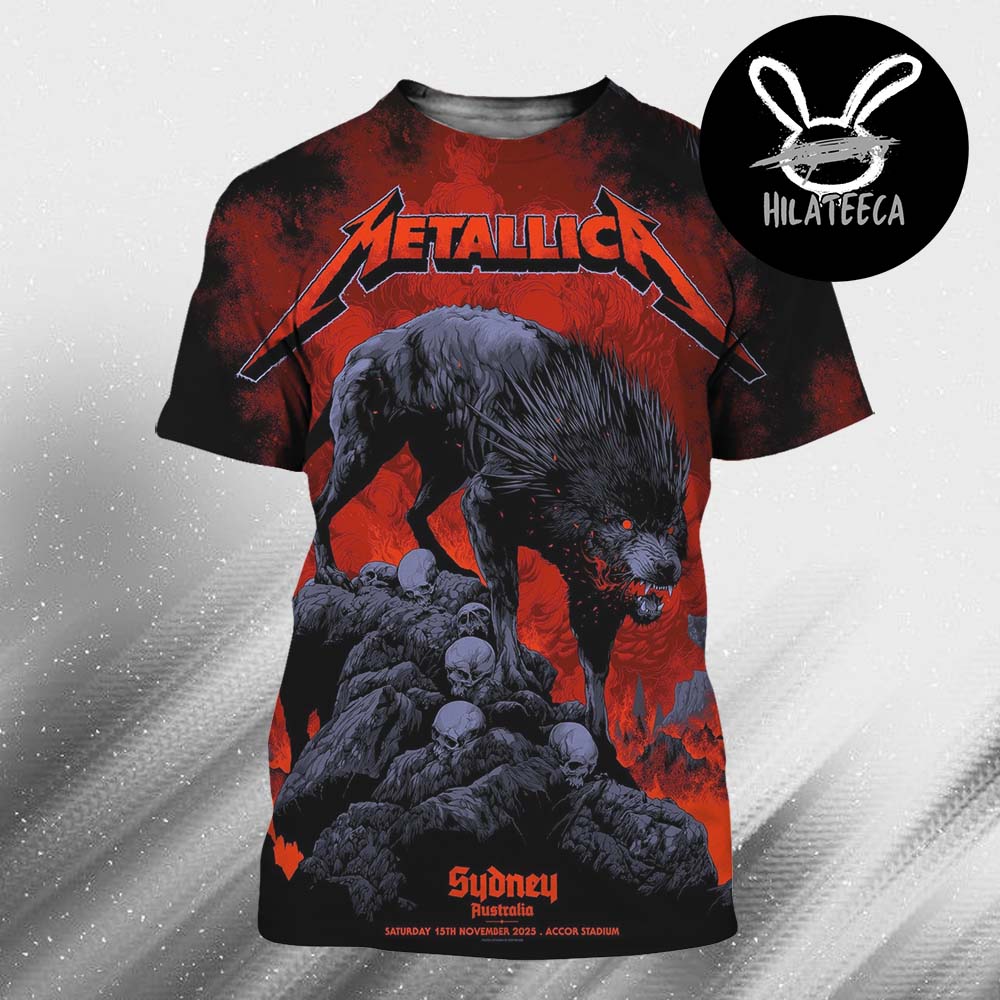 Metallica M72 Sydney At Accor Stadium In Sydney Australia On November 15 2025 All Over Print Shirt Metallica M72 Sydney At Accor Stadium In Sydney Australia On November 15 2025 All Over Print Shirt