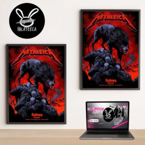 Metallica M72 Sydney At Accor Stadium In Sydney Australia On November 15 2025 Home Decor Poster Canvas