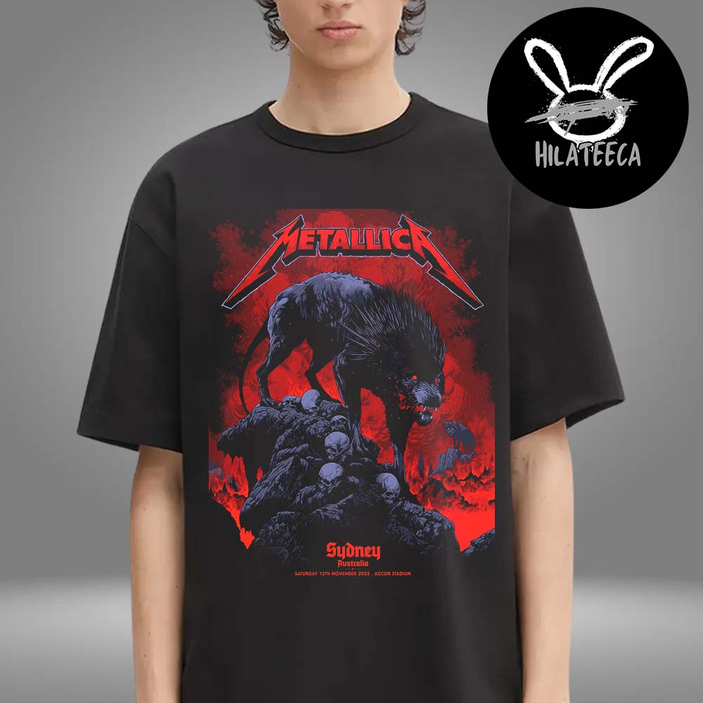 Metallica M72 Sydney At Accor Stadium In Sydney Australia On November 15 2025 Unisex T-Shirt Metallica M72 Sydney At Accor Stadium In Sydney Australia On November 15 2025 Unisex T-Shirt