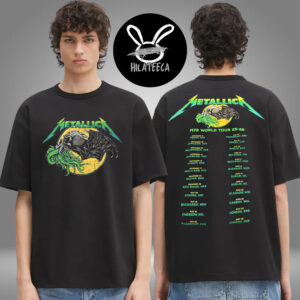 Metallica M72 World Tour 2025 Merch Ktulu Schedule 25 26 Two Sided Unisex T-Shirt