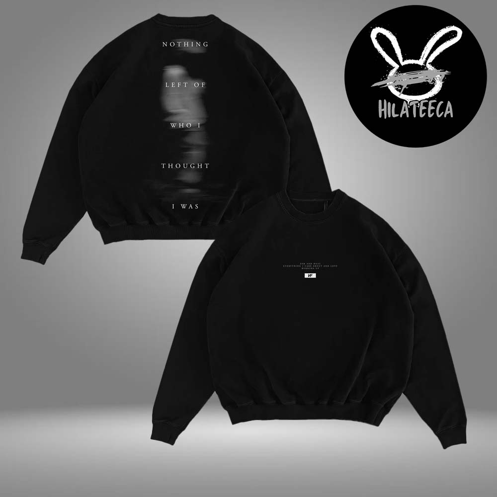 Nfrealmusic Merch Black Nothing Left Crewneck SweatShirt Nfrealmusic Merch Black Nothing Left Crewneck SweatShirt