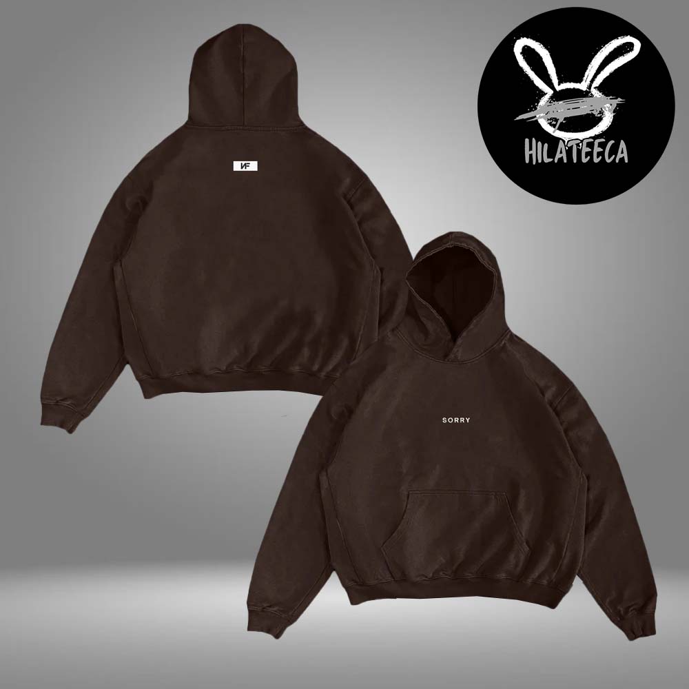 Nfrealmusic Merch Heavyweight Brown SORRY Hoodie HoodieShirt Nfrealmusic Merch Heavyweight Brown SORRY Hoodie HoodieShirt