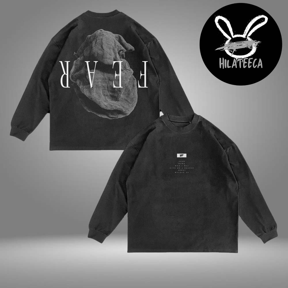 Nfrealmusic Merch Vintage Black FEAR Long Sleeve T-Shirt Nfrealmusic Merch Vintage Black FEAR Long Sleeve T-Shirt