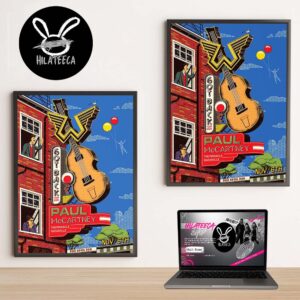 Paul McCartney Merch Got Back 2025 Tour Nashville In November 6th 2025 Home Decor Poster Canvas