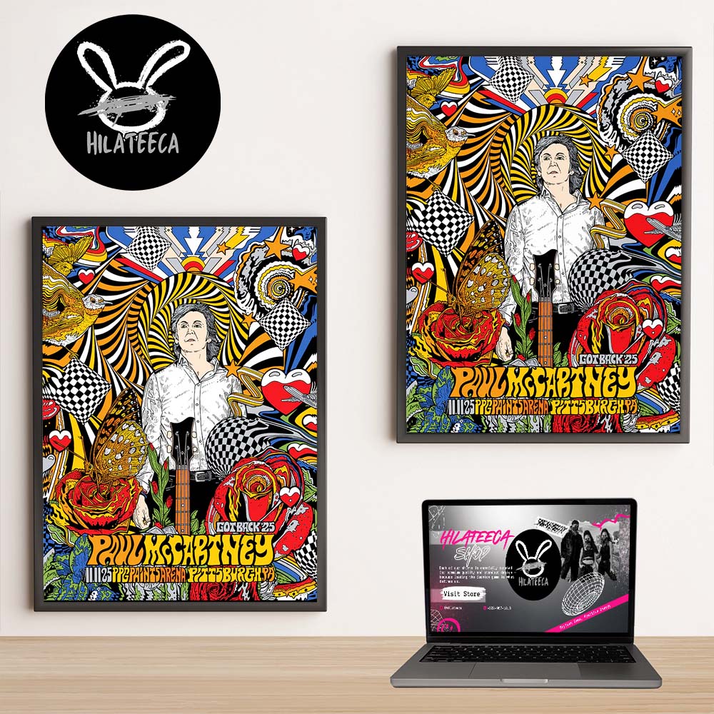 Paul McCartney Merch Got Back 2025 Tour Pittsburgh Event Home Decor Poster Canvas Paul McCartney Merch Got Back 2025 Tour Pittsburgh Event Home Decor Poster Canvas