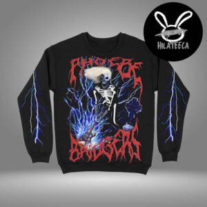 Phoebe Bridgers Merch Guitar Smash Black Longsleeve Shirt