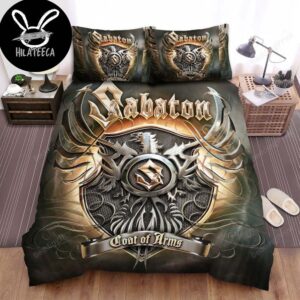 Sabaton Coat Of Arms Album Cover Bedding Set