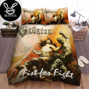 Sabaton Fist For Fight Album Cover Bedding Set