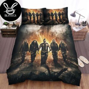 Sabaton Group Pose Bed Sheets Spread Comforter Duvet Cover Bedding Set