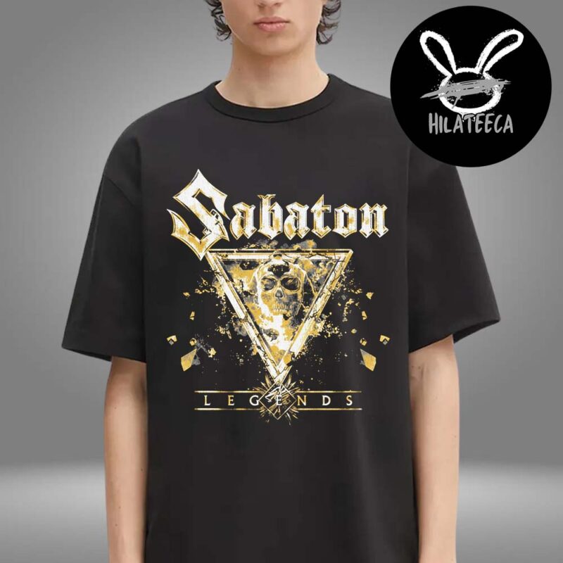 Sabaton Merch Pop Up Store The Legendary Tour Logo Exclusive Unisex T Shirt