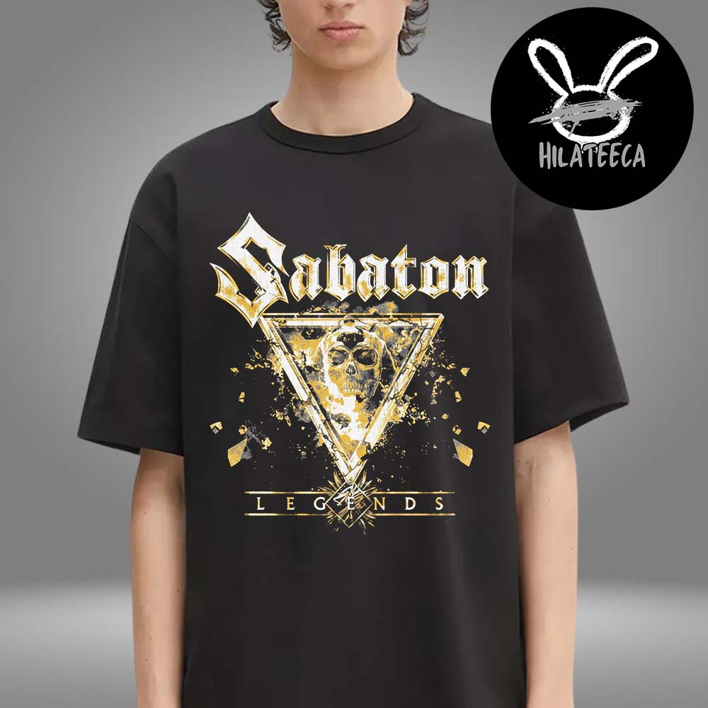 Sabaton Merch Pop Up Store The Legendary Tour Logo Exclusive Unisex T-Shirt Sabaton Merch Pop Up Store The Legendary Tour Logo Exclusive Unisex T-Shirt