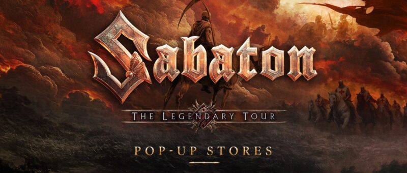 Sabaton The Legendary Tour Pop Up Stores