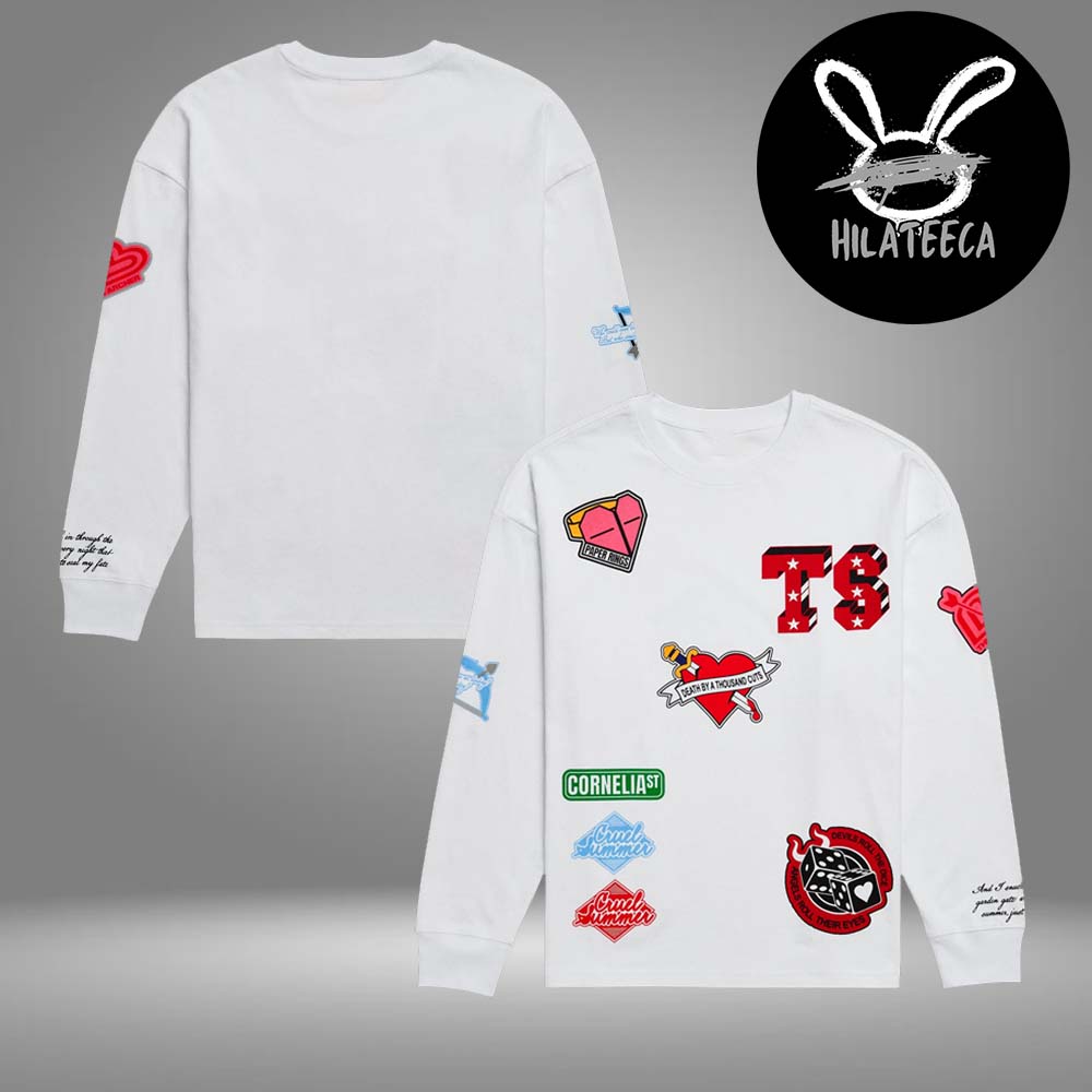 Taylor Swift Merch Holiday 2025 Lover Album Long Sleeve T-Shirt Taylor Swift Merch Holiday 2025 Lover Album Long Sleeve T-Shirt