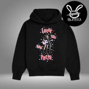 Taylor Swift Merch Holiday 2025 Lover Live From Paris Black Hoodie Shirt